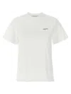 Coperni Crew Neck Ribbed Profiles Short Sleeves Cotton T-shirt