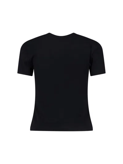 Coperni Logo T-shirt In Black