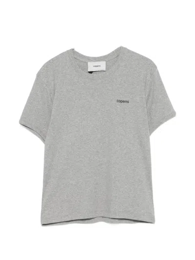 Coperni Logo T-shirt In Gray
