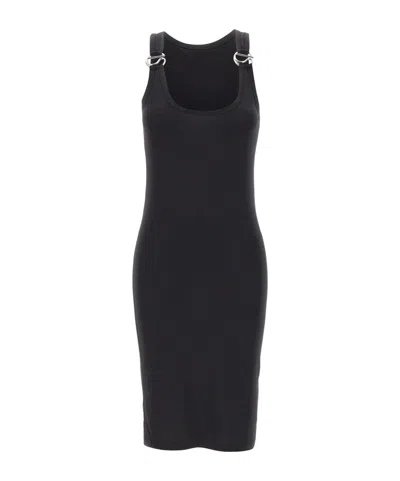 Coperni Logo-appliqué Mini Dress In Black