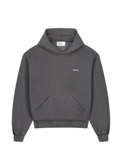 Coperni Logo-print Hoodie In Gray