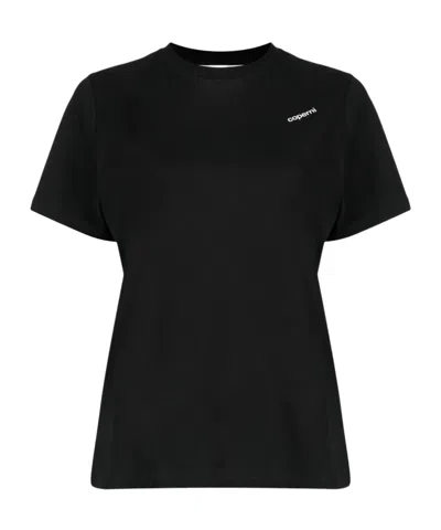 Coperni Logo-print Short-sleeve T-shirt In Black