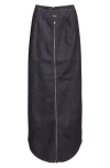 Coperni Maxi Sheath Skirt In Blue