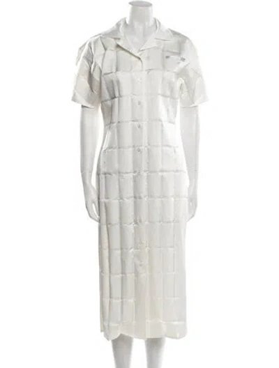 Pre-owned Coperni Long Dress In White