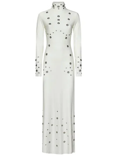 Coperni Long Dress In White