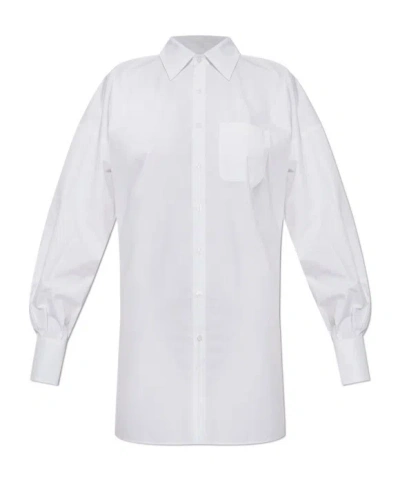 Coperni Drawstring-waist Shirt In White
