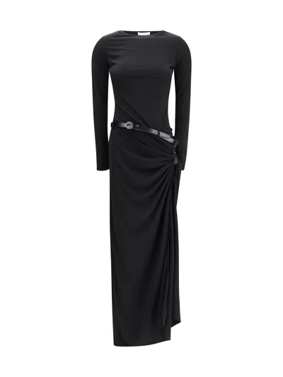 Coperni Women Long-sleeve Suspended Dress In Black