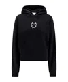 Coperni Organic Cotton Hooded Sweatshirt Featuring Embroidery In Black