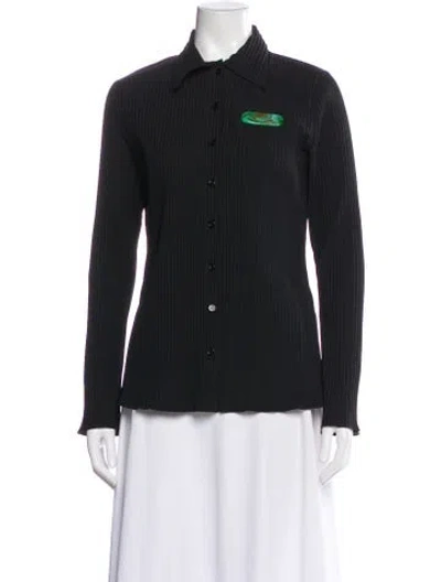 Pre-owned Coperni Long Sleeve Top In Black