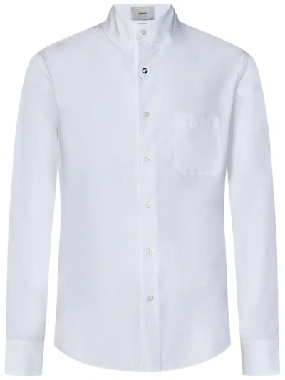 Coperni Long Sleeved Buttoned Shirt In White
