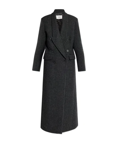 Coperni Long-sleeved Coat In Black