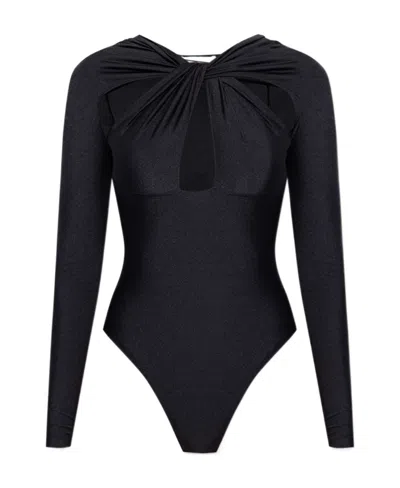 Coperni Long-sleeved Jumpsuit In Black