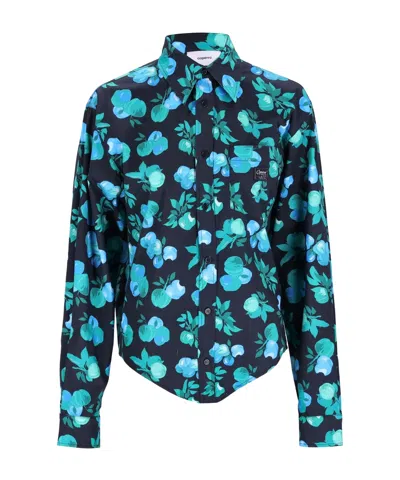 Coperni Long-sleeved Shirt In Black
