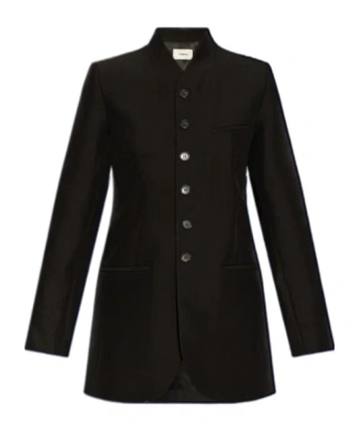 Coperni Long-sleeved Suit Coat In Black
