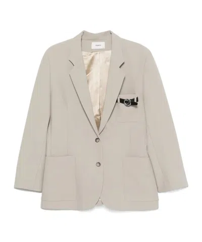 COPERNI BELTED-POCKET BLAZER