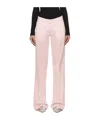Coperni Loose Wool Casual Pants In Pink