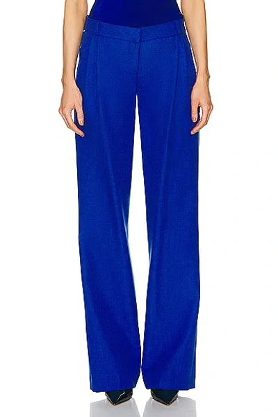 Coperni Low Rise Loose Tailored Trouser In Blue