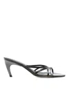 Coperni 35mm Leather Thong Sandals In Black
