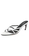 Coperni 75mm Leather Mules In White