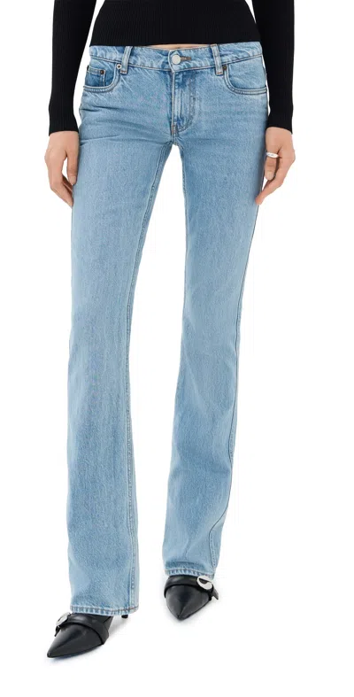 Coperni Low Waist Denim Pants Blue Light