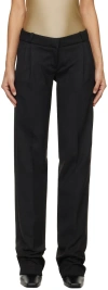 Coperni Low-waisted Casual Pants In Black