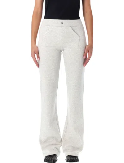 Coperni Low-waist Organic Cotton Jogging Pants In Gray