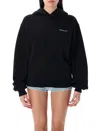 Coperni Maleficent Hooded Cotton Sweatshirt With Kangaroo Pocket