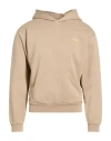 Coperni Man Sweatshirt Beige Size L Cotton, Polyester In Neutral