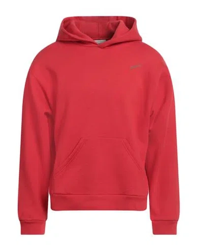 Coperni Man Sweatshirt Red Size L Cotton, Polyester