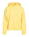 Coperni Man Sweatshirt Yellow Size L Cotton, Polyester