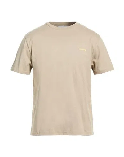 Coperni Man T-shirt Sand Size L Cotton In Neutral