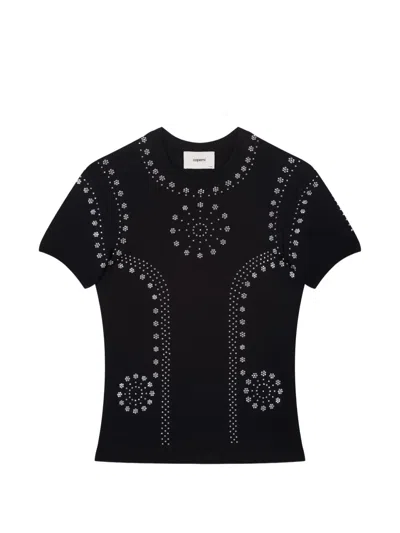 Coperni Mantra Graphic Print T-shirt In Black