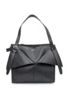 Coperni Medium Belt Cabas Bag In Black In Black