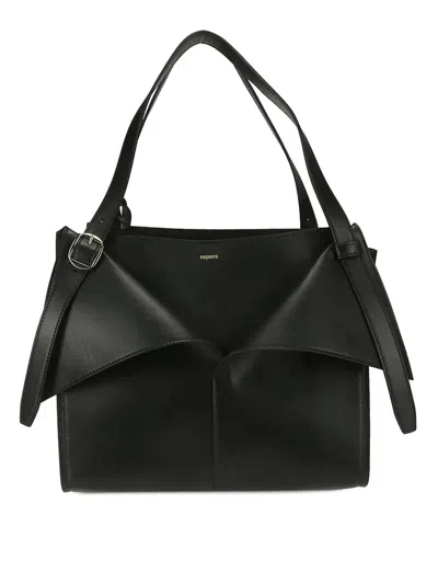 Coperni Medium Belt Cabas Shoulder Bag In Black