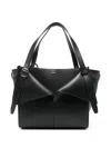 Coperni Medium Belt Cabas Folded Tote Bag In Black