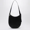 Coperni Medium Black Leather Hobo Shoulder Bag In Black