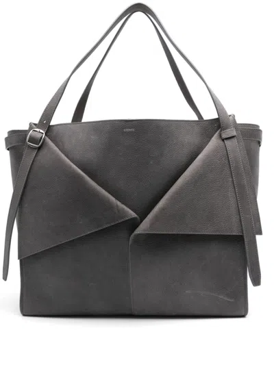 Coperni Medium Cabas Tote Bag In Grey