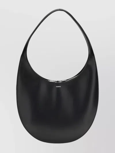 Coperni Medium Curved Top Handle Bag In Black