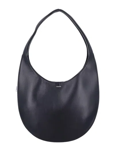 Coperni Soft Swipe Shoulder Bag In Black