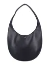 Coperni Women Medium Soft Swipe Leather Shoulder Bag In Black