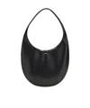 Coperni Medium Soft Swipe Zip-top Shoulder Bag In Black