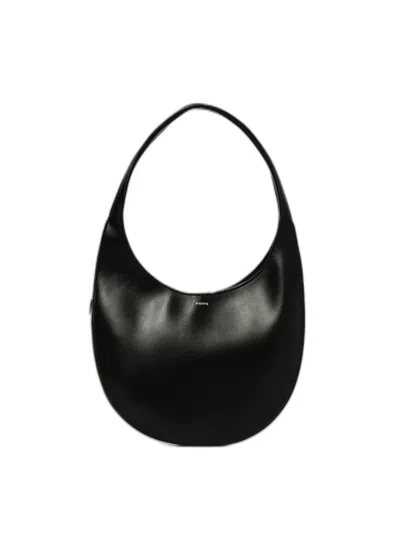 Coperni Medium Soft Swipe Bag In Black
