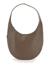 Coperni Medium Curved Shoulder Bag With Top Handle In Brown
