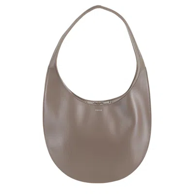 Coperni Medium Soft Swipe Bag In Brown