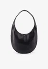 Coperni Medium Soft Swipe Leather Shoulder Bag In Black