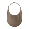 Coperni Medium Curved Shoulder Bag With Top Handle In Brown