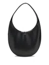Coperni Medium Soft Swipe Zip-top Shoulder Bag In Black