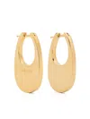 Coperni Medium Swipe Earrings In Gold