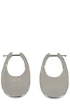 Coperni Medium Swipe Earrings In Metallic