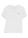 Coperni Mélange-effect T-shirt In Gray